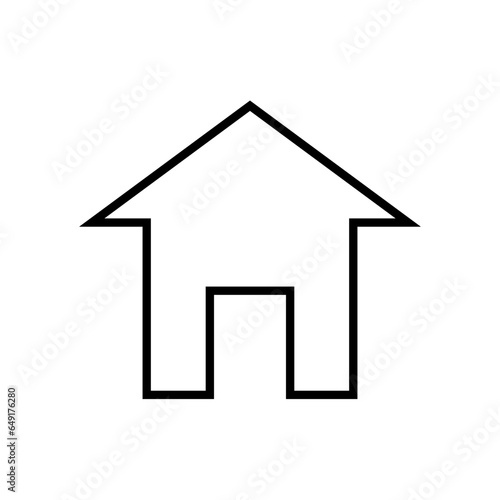 Home Icon. Home vector illustration symbol.