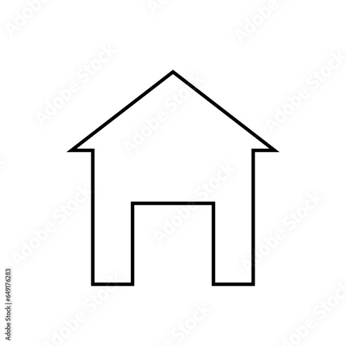 Home Icon. Home vector illustration symbol.