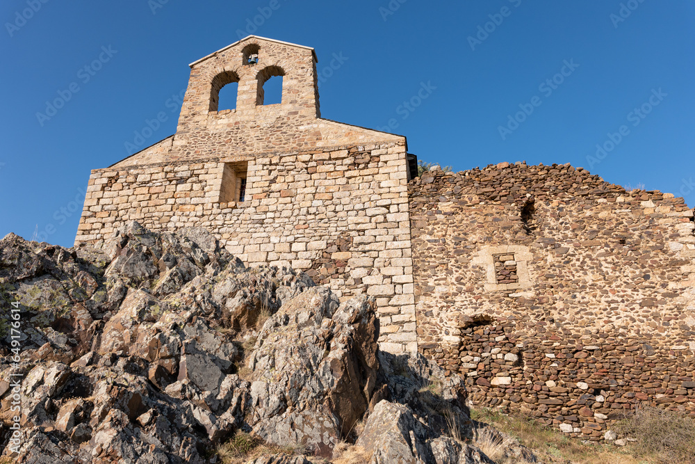 Chapel of Bell-Lloch in the Pyrenees Orientales France
