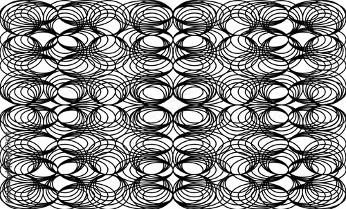 black and white background with spiral line pattern, circle spin structure abstract background
