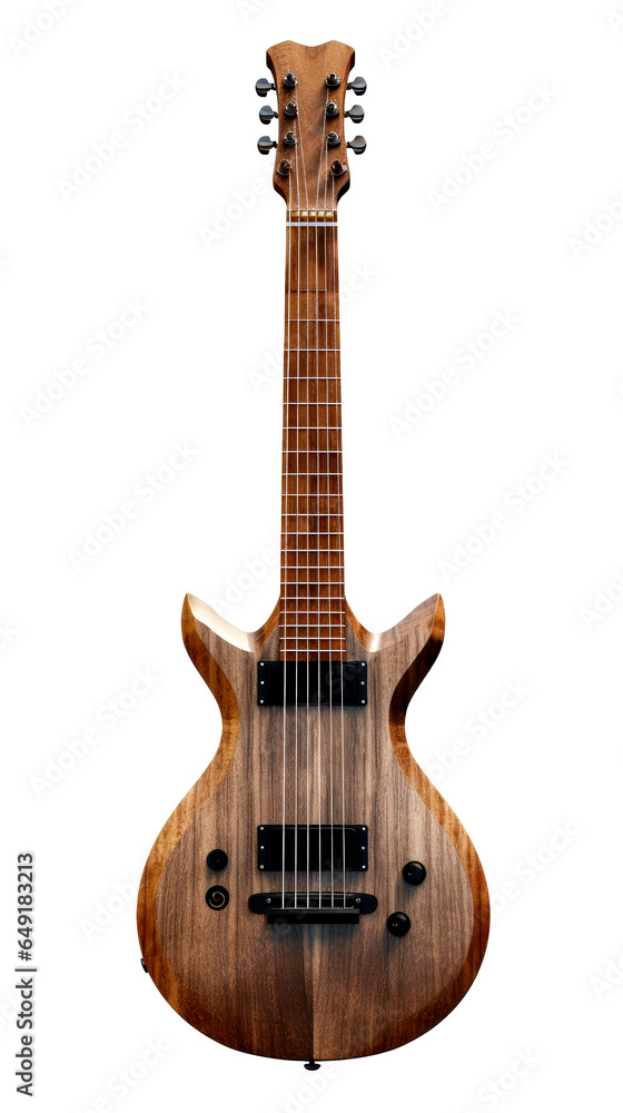 Fototapeta premium beautiful guitar isolated on white