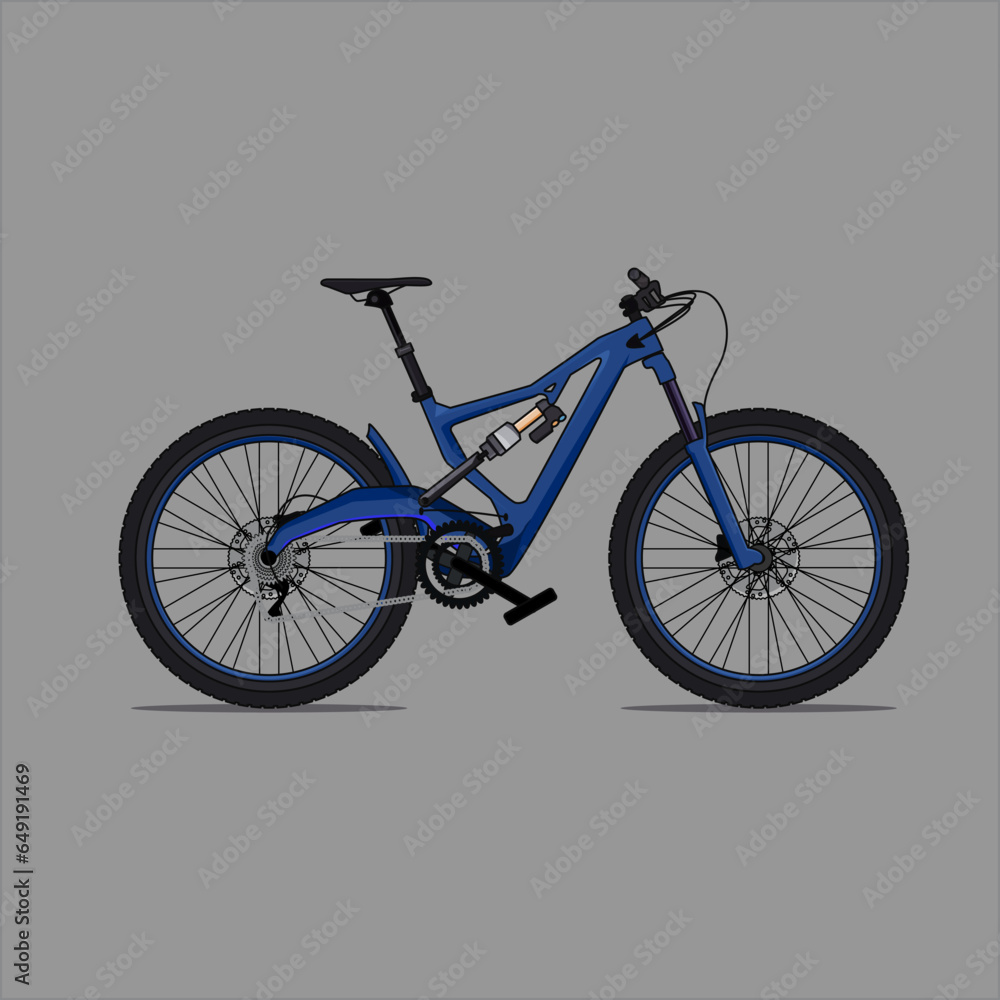 Obraz premium BICYCLE SPORT, TRAIL MOUNTAIN BIKE, ADVENTURE