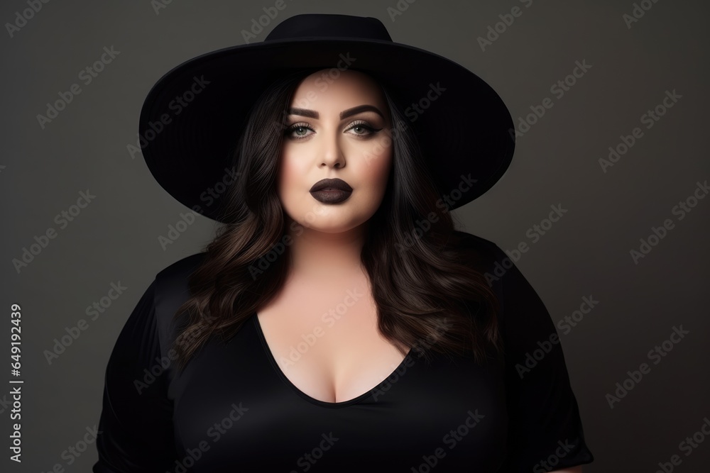 Beautiful plus size female