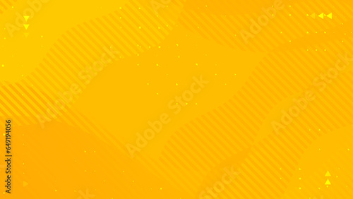 Bright yellow orange dynamic fluid background. Abstract halftone dotted shapes. Minimal kid fun style. Modern geometric striped pattern. Blank hot sale banner. Brochure cover. Textured illustration 