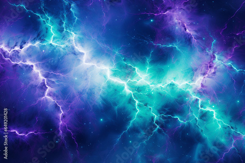 Abstract background featuring an array of electric currents and lighting bolts