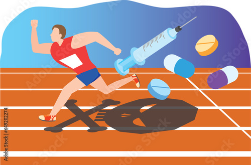 ドーピングと陸上選手