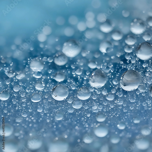 Water Drops Closeup