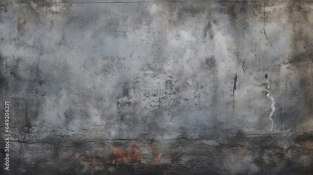 Obraz premium Grunge Concrete Texture. Dark and Stone-Like Background with Old Paint Marks. Perfect for a Wall