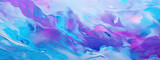 Vivid Artistic Expression: Abstract Painting with Liquid Swirls