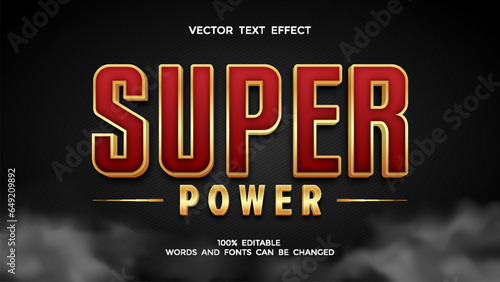 super power editable 3d text effect