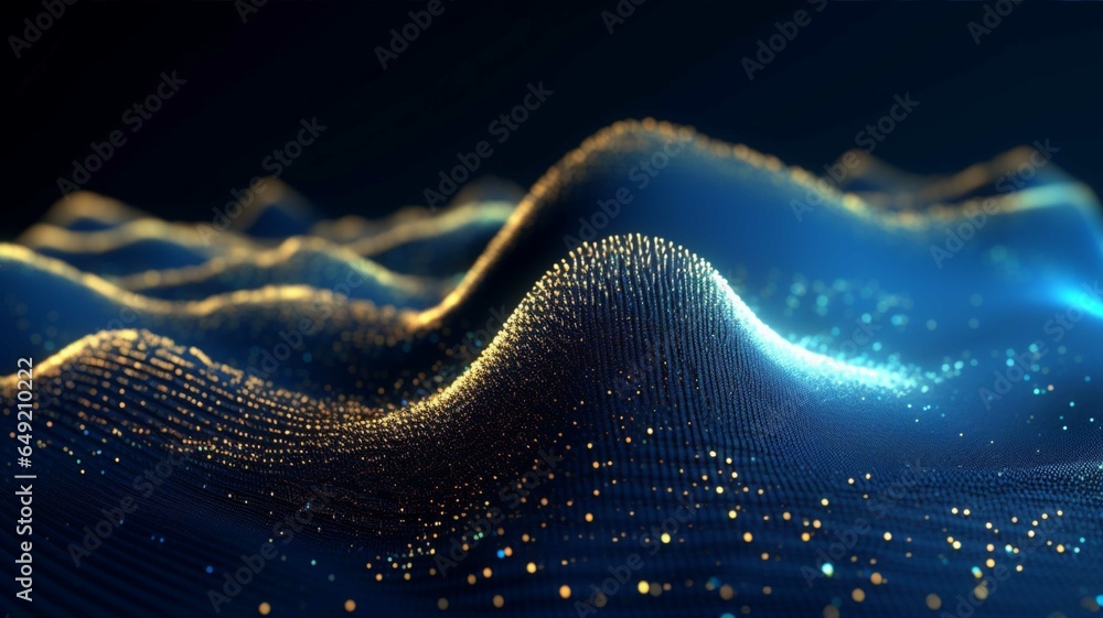 Data technology abstract futuristic illustration. Low poly shape with connecting dots and lines on dark background. 3D rendering. Big data visualization. Data technology abstract futuristic illustration. Low poly shape with connecting dots and lines on dark background. 3D rendering. Big data visualization.