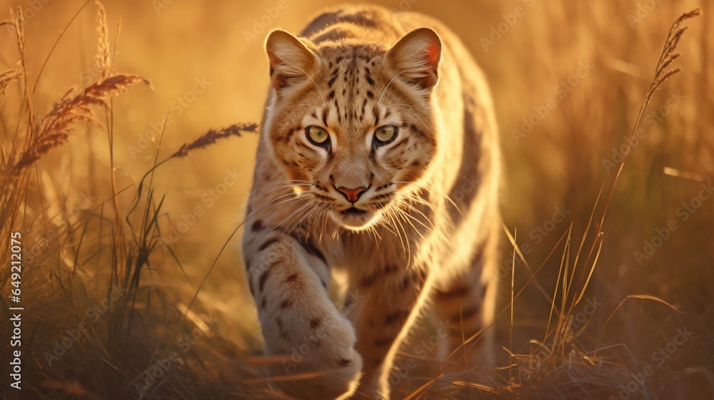 Fototapeta premium Portrait of a lynx