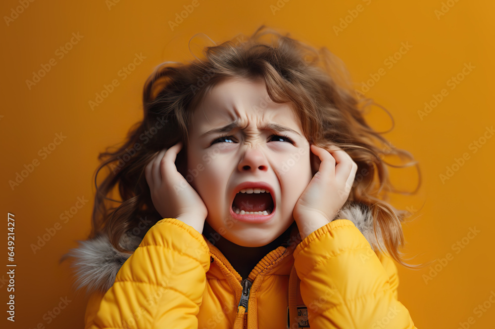 Emotional Turmoil A Young Girl Expressing Stress and Sorrow, Shedding Tears Over Childhood Struggles. created with Generative AI Emotional Turmoil A Young Girl Expressing Stress and Sorrow, Shedding Tears Over Childhood Struggles. created with Generative AI