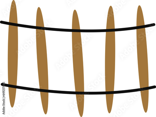 Farm Fence Lined