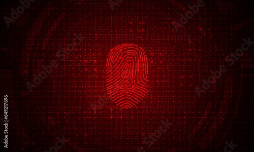 scan fingerprint, Cyber security and password control through fingerprints, access with biometrics identification	
