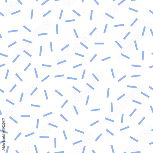 Blue fashion pattern - seamless vector dashes