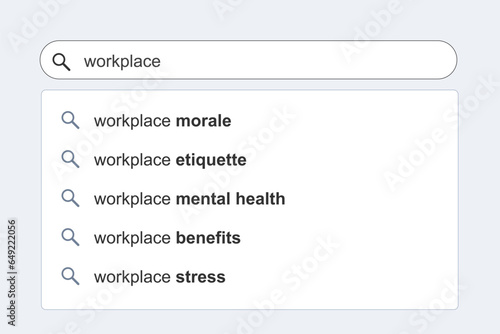 Workplace problems search results