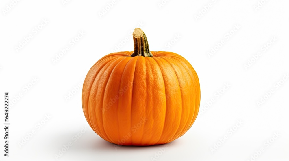 Pumpkin on a isolated background. Generative AI Pumpkin on a isolated background. Generative AI