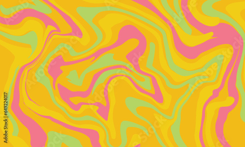Abstract colorful marble texture pattern background. retro style wavy abstract fluid pattern
groovy hippie psychedelic.