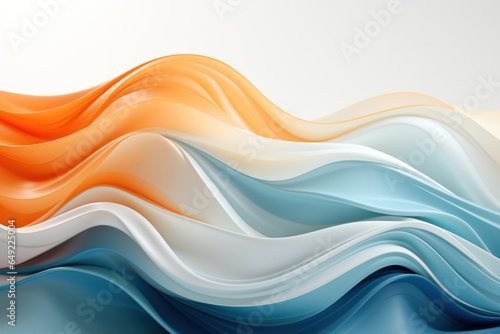 3D modern wave stripes