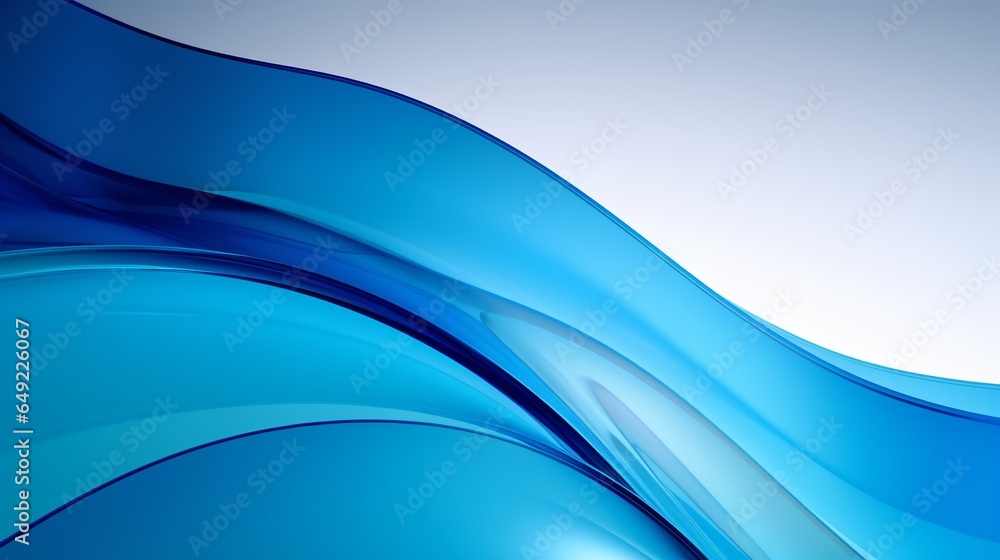 Fototapeta premium Blue Glass Arc Background, Blue Glass Arc PPT Background,Glass Background, Glass PPT Background