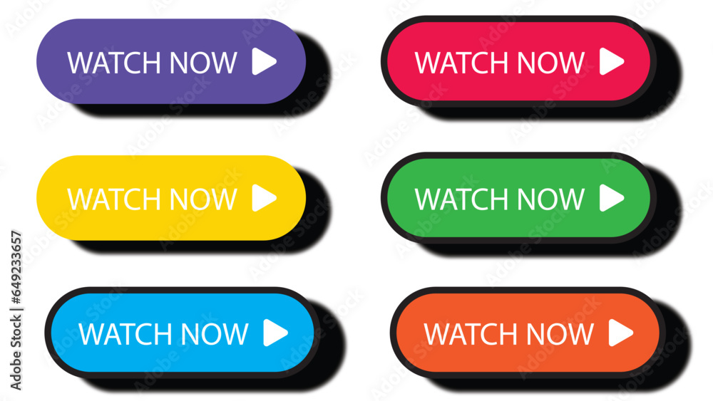 click buttons for website watch now, editable text click buttons for website watch now, editable text