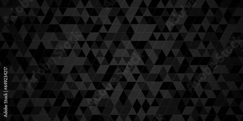 Abstract gray and balck triagnle background. Abstract geometric pattern gray and black Polygon Mosaic triangle Background, business and corporate backdrop background.