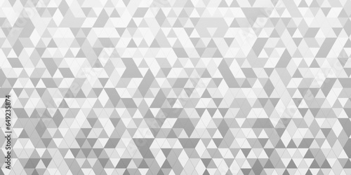 Abstract geomatics patter gray and white background. Abstract geometric pattern gray and white Polygon Mosaic triangle Background, business and corporate background.