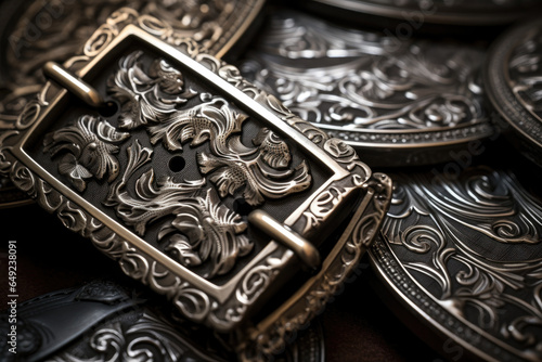 Buckle Up in Style: Exquisite Belt Buckles as Attention-Grabbing Fashion Statements, Showcasing Intricate Craftsmanship and Fashion-Forward Personal Style
