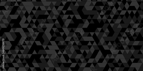 Abstract gray and balck triagnle background. Abstract geometric pattern gray and black Polygon Mosaic triangle Background, business and corporate backdrop background.
