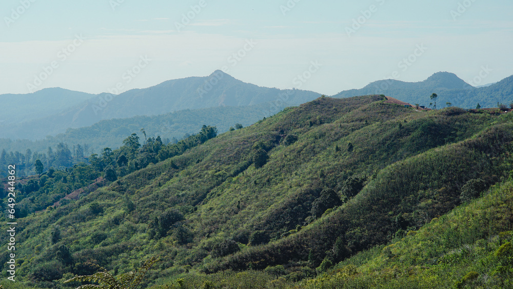 Naklejka premium mountains in the mountains
