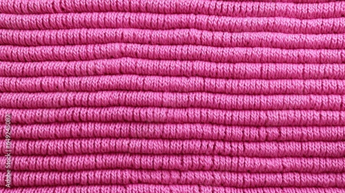 Generative AI, knitted pink sweater texture closeup, magenta or light pink abstract background