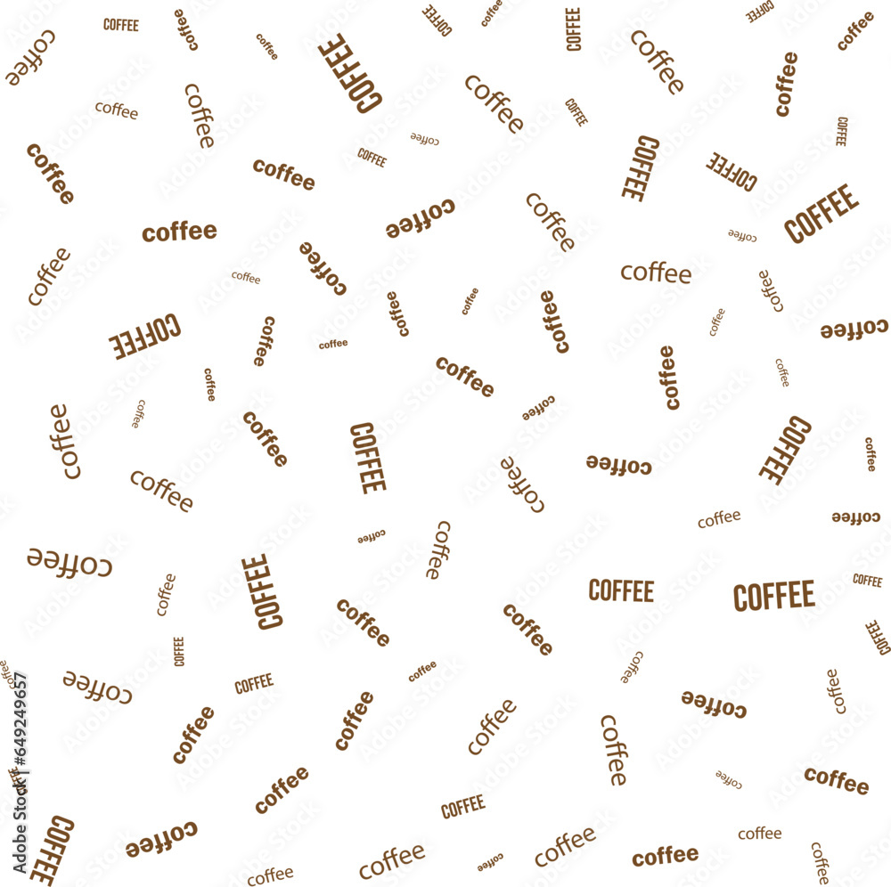 seamless  coffee pattern