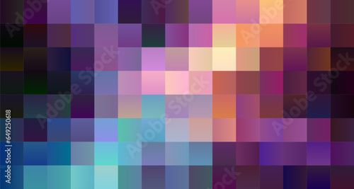 Pixelated colorful gradient vector background