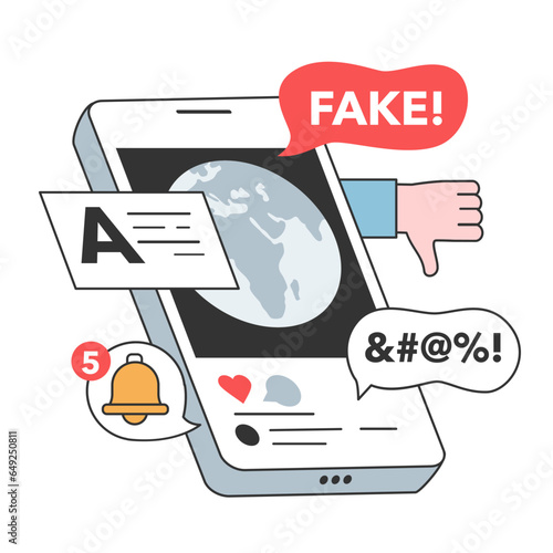 Fake news. Manipulation and control over people mind. Media influencing