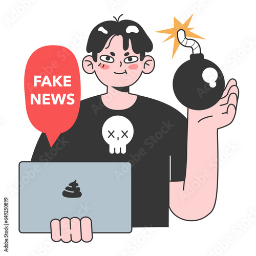 Fake news. Manipulation and control over people mind. Media influencing