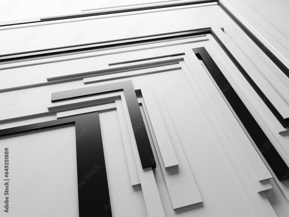 Obraz premium 3d background images illustration. technology hi-tech rendering. 3d geometric abstract wallpaper. digital design graphic art. futuristic tech element. display decoration poster template backdrop space