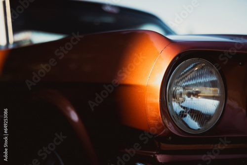Classic Car Detail Vintage Oldtimer Close Up