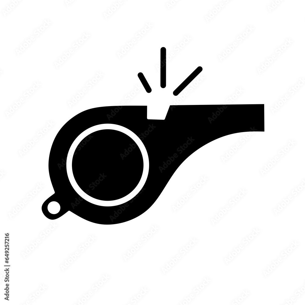 whistle icon vector with trendy design whistle icon vector with trendy design