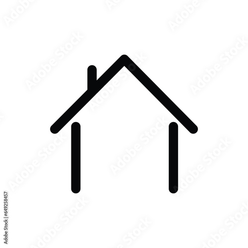 House vector image to be used in web applications, mobile applications and print media.