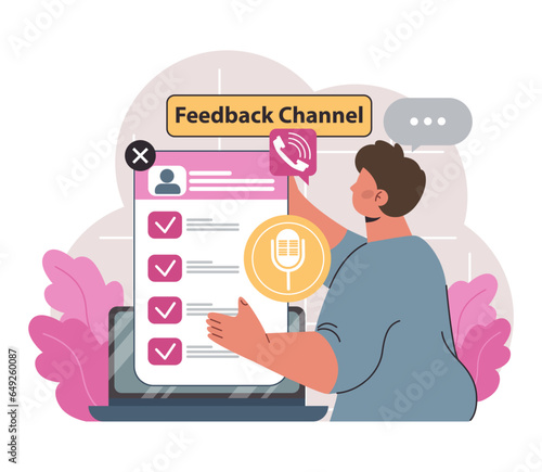 Feedback channel. Consumers reviews and recommendation public exchange