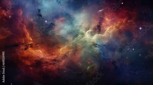 Interstellar fireworks  galactic drama  breathtaking beauty  celestial chaos  cosmic spectacle  astronomical wonder  mesmerizing chaos. Generated by AI.