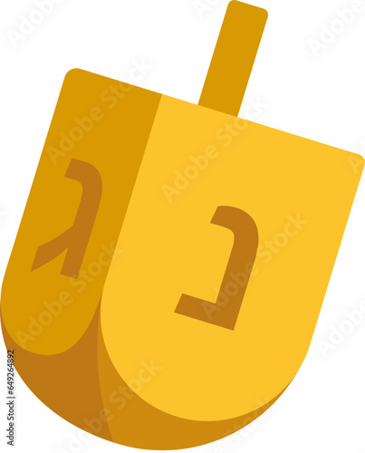 Dreidel - traditional Hanukkah spinning top