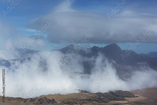 Fog in the mountains