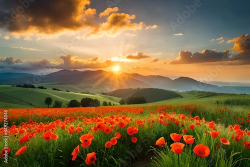 field of poppies