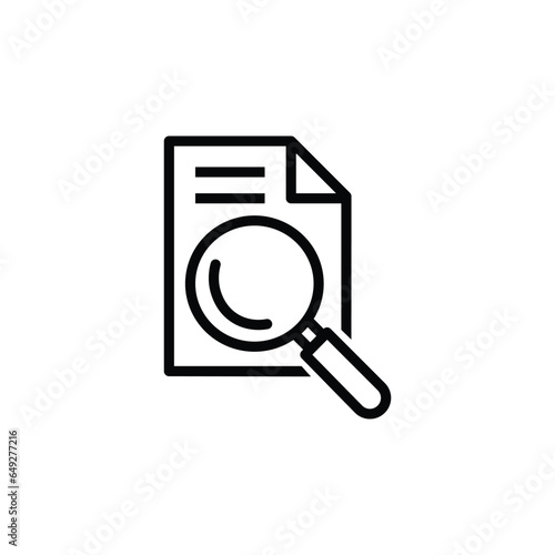 data analyzing icon vector