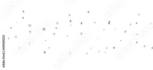 Fotografie Winter Snow Symphony: Captivating 3D Illustration of Descending Snowflakes for C