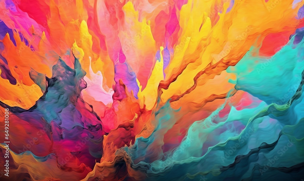 colorful psychedelic wallpaper