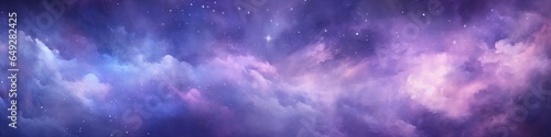 galaxy wallpaper in dark purples banner