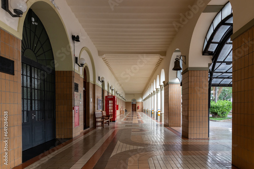 Interior do colégio Liceu Salesiano em Campinas, São Paulo, Brasil. photo